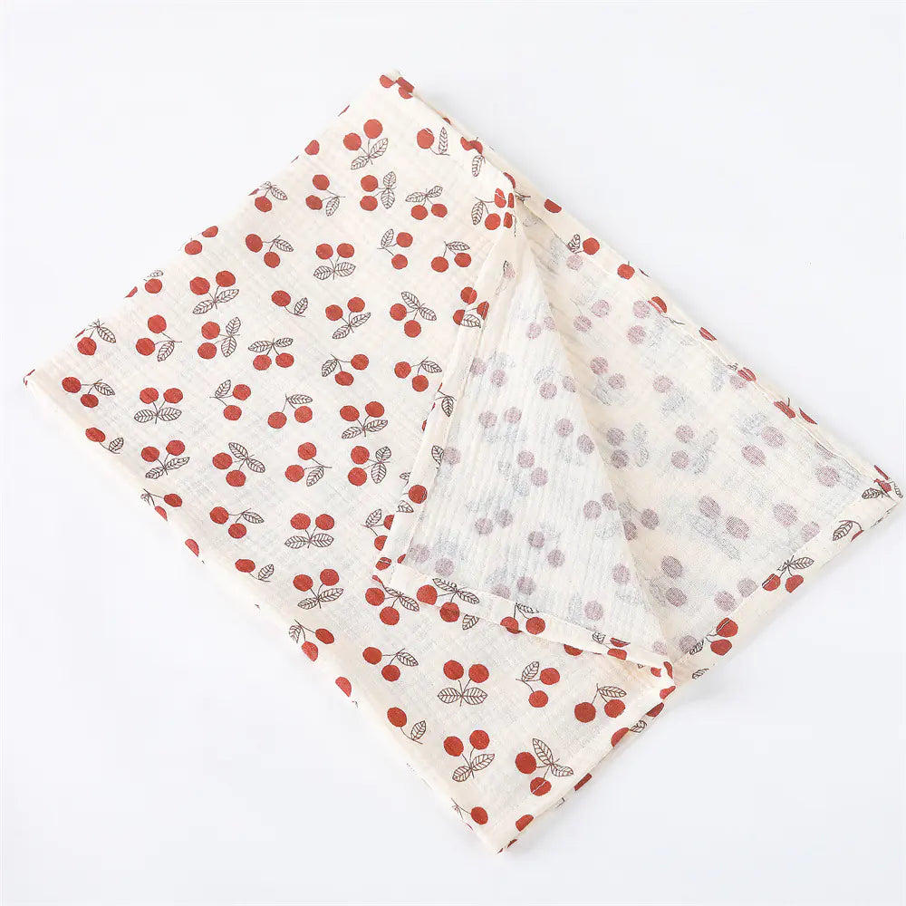 SnuggleWeave Cotton Muslin Baby Blanket