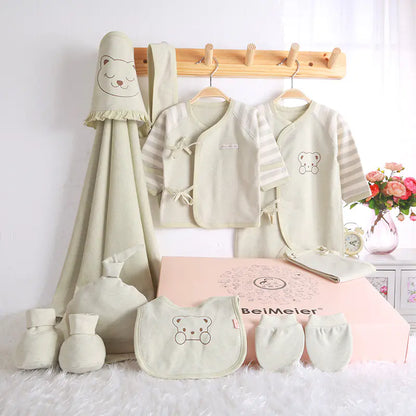 SnugNest Newborn Color Cotton Gift Set