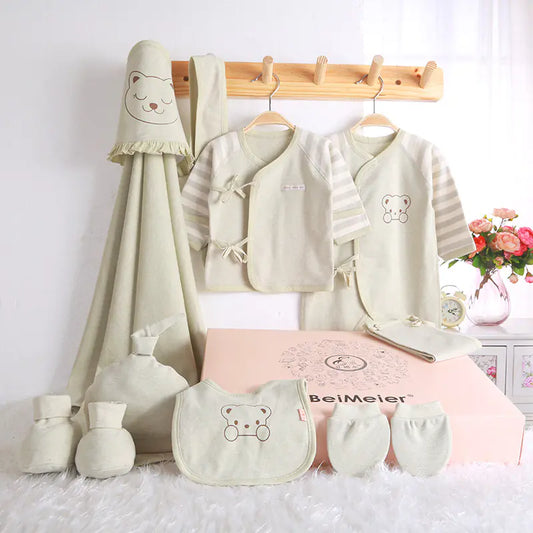 SnugNest Newborn Color Cotton Gift Set