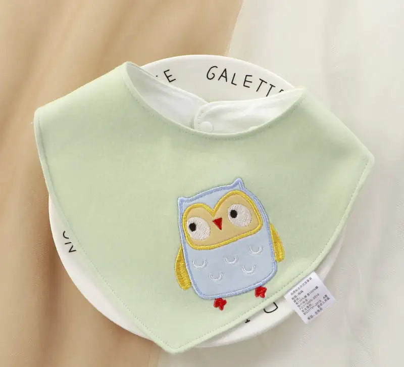 CuddleCotton Cartoon Baby Bib