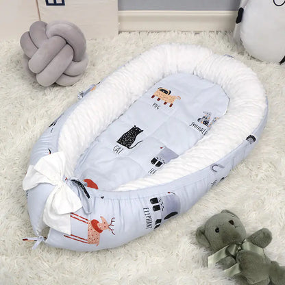 CloudNest Bubble Fleece Baby Bed