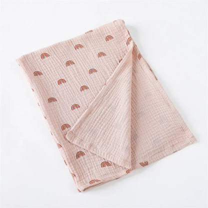 SnuggleWeave Cotton Muslin Baby Blanket