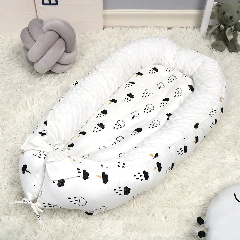 CloudNest Bubble Fleece Baby Bed
