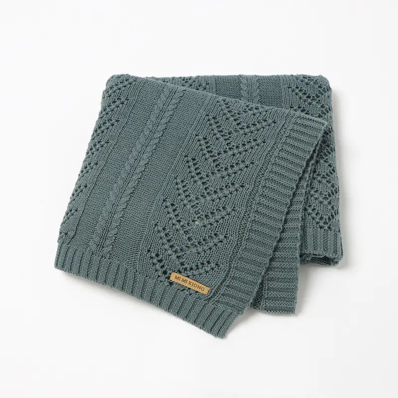 SoftWeave Hollow Cotton Baby Blanket