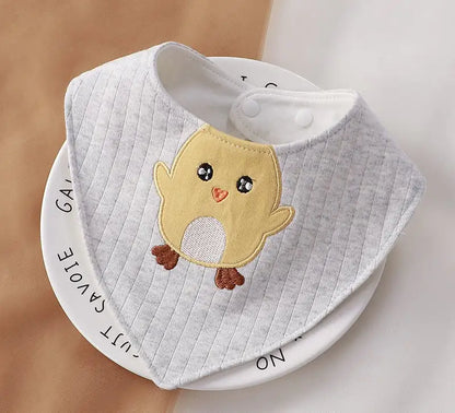 CuddleCotton Cartoon Baby Bib