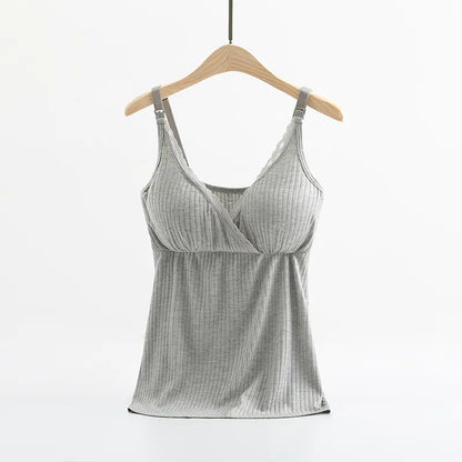 FlexiCross Breastfeeding Vest with Built-In Bra