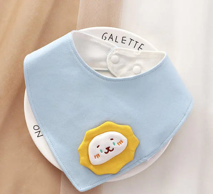 CuddleCotton Cartoon Baby Bib