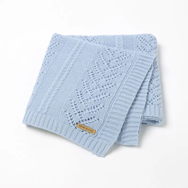 SoftWeave Hollow Cotton Baby Blanket