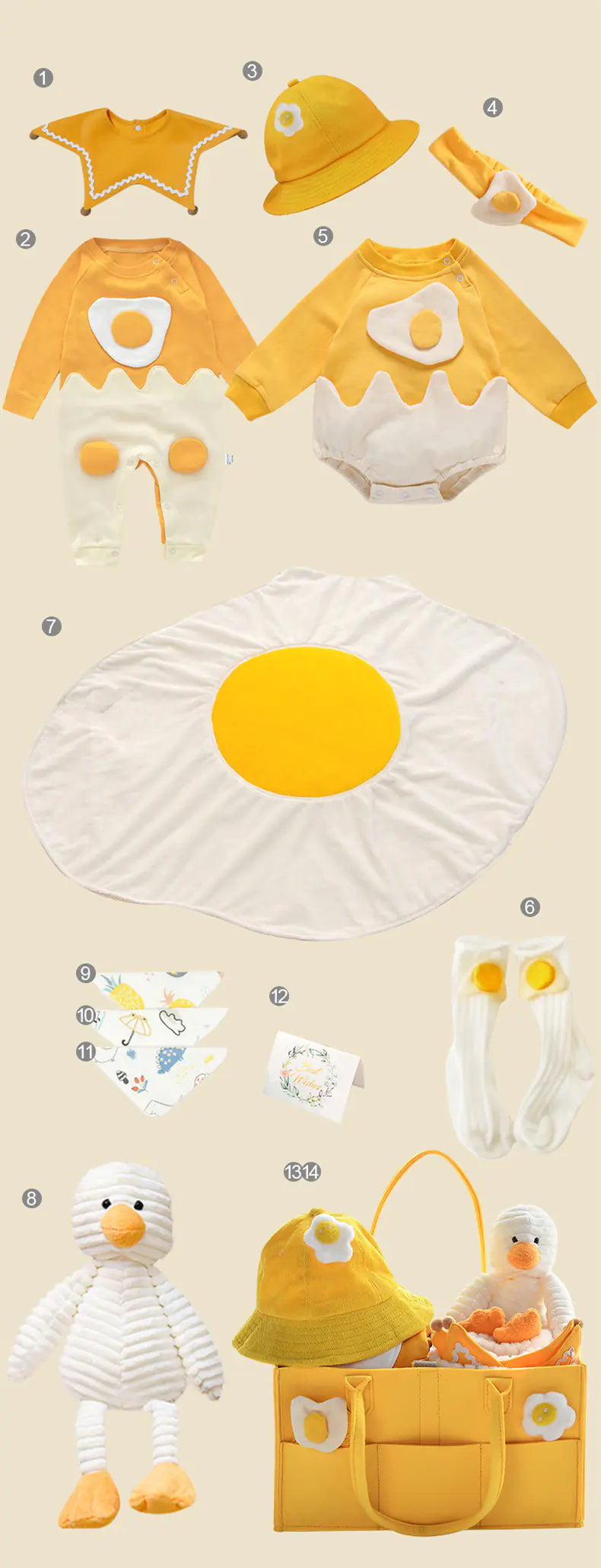 SunnyNest Newborn Gift Box with Summer Dress & Essentials