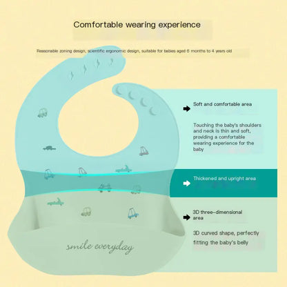 EasyCatch Waterproof Silicone Bib