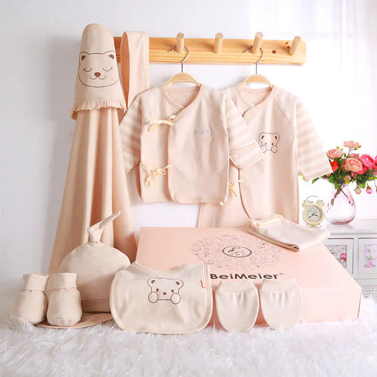 SnugNest Newborn Color Cotton Gift Set