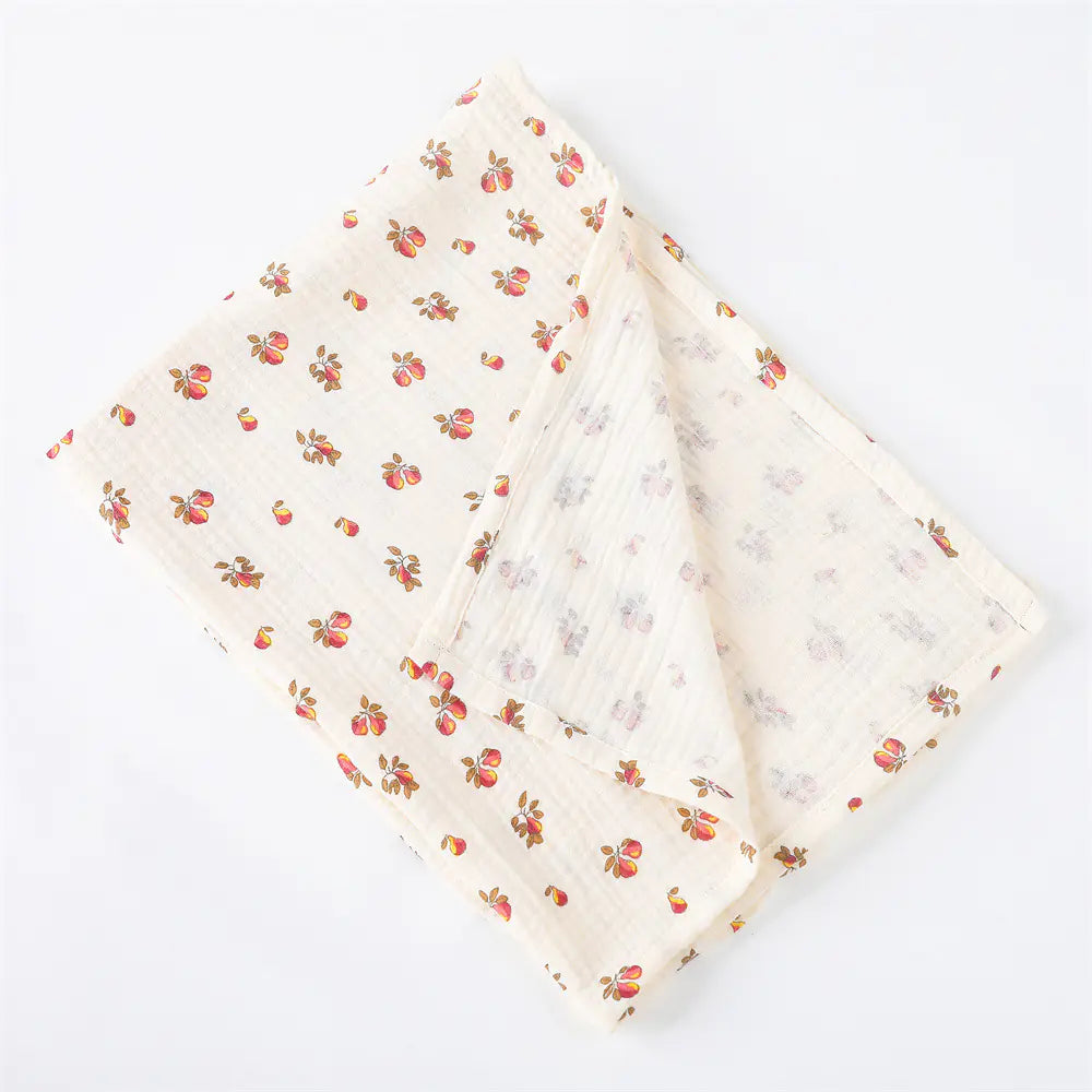 SnuggleWeave Cotton Muslin Baby Blanket