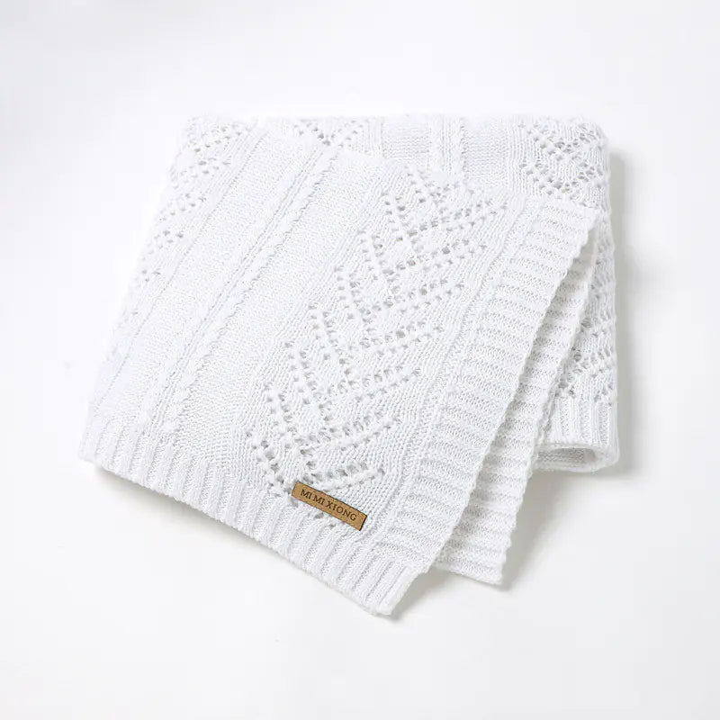 SoftWeave Hollow Cotton Baby Blanket