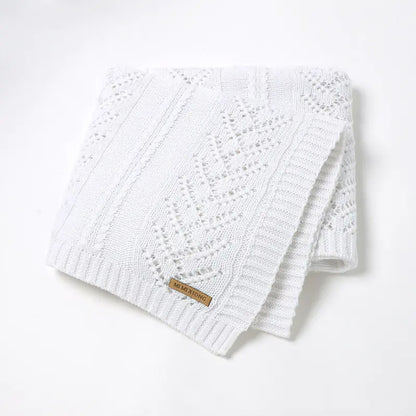 SoftWeave Hollow Cotton Baby Blanket