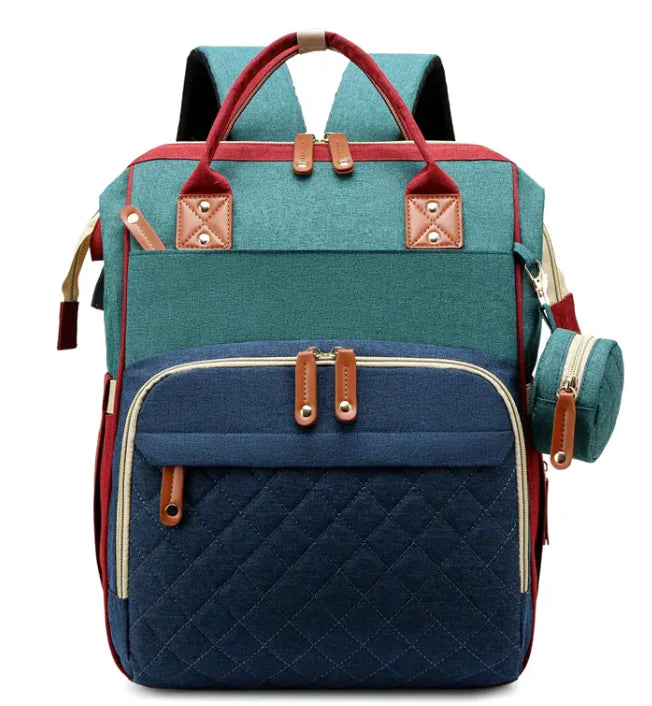 QuiltedNest Foldable Baby Travel Bag