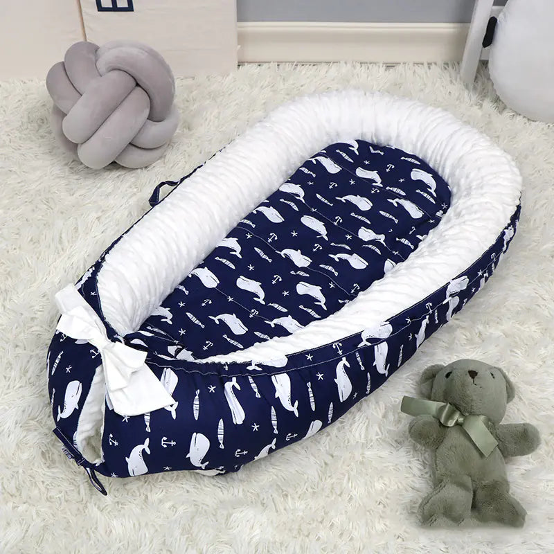 CloudNest Bubble Fleece Baby Bed