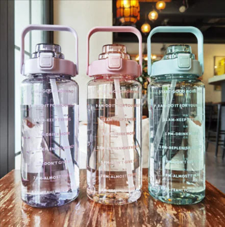 AquaMax Portable Large Water Bottle 2L