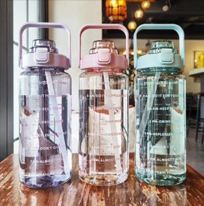 AquaMax Portable Large Water Bottle 2L