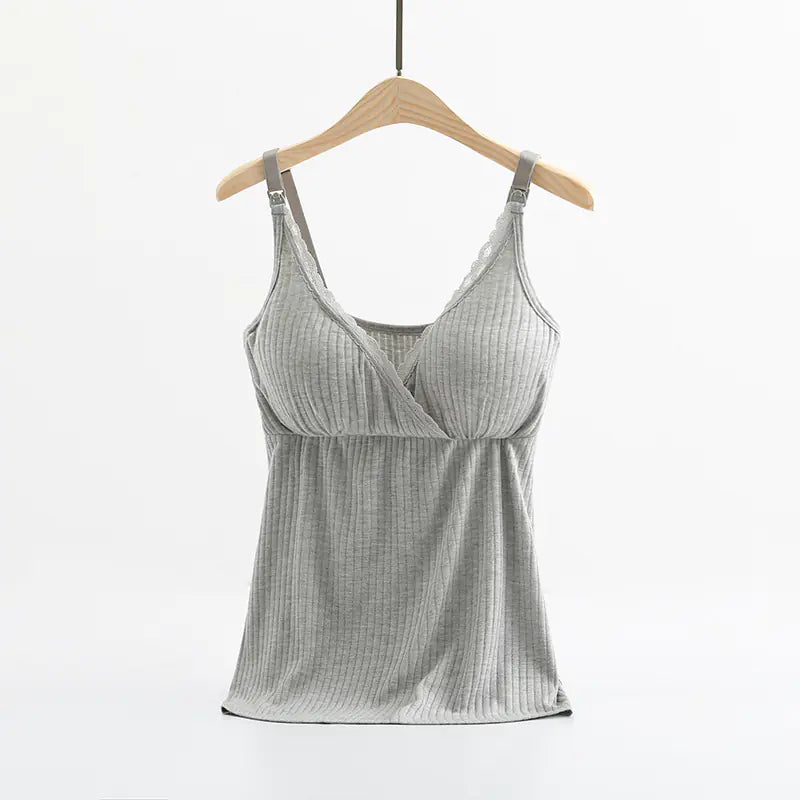 FlexiCross Breastfeeding Vest with Built-In Bra