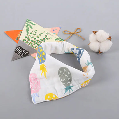 SoftNest Cartoon Triangle Baby Towel