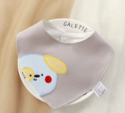 CuddleCotton Cartoon Baby Bib