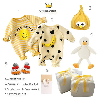 SunnyNest Newborn Gift Box with Summer Dress & Essentials