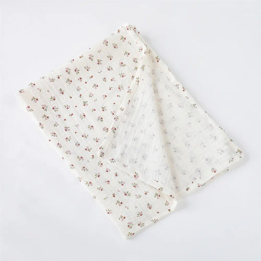 SnuggleWeave Cotton Muslin Baby Blanket