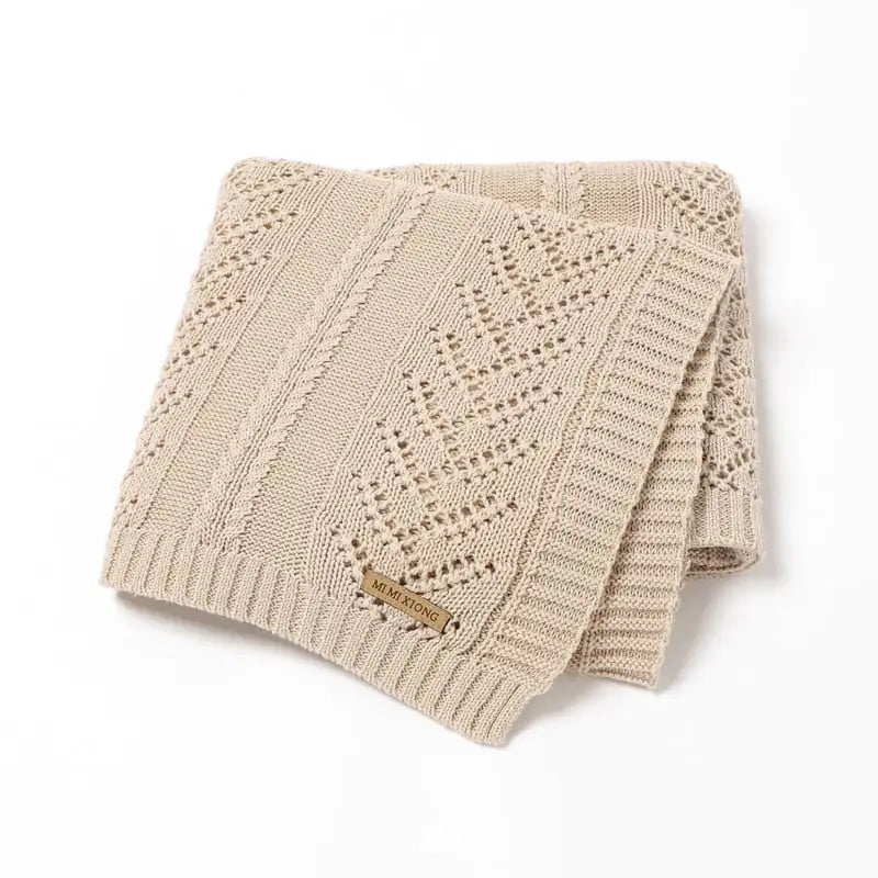 SoftWeave Hollow Cotton Baby Blanket