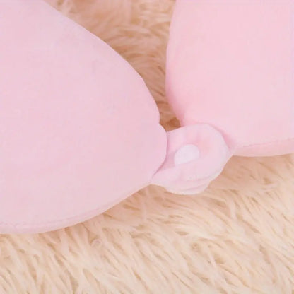 SnuggleHop Rabbit U-Shaped Memory Foam Travel Pillow