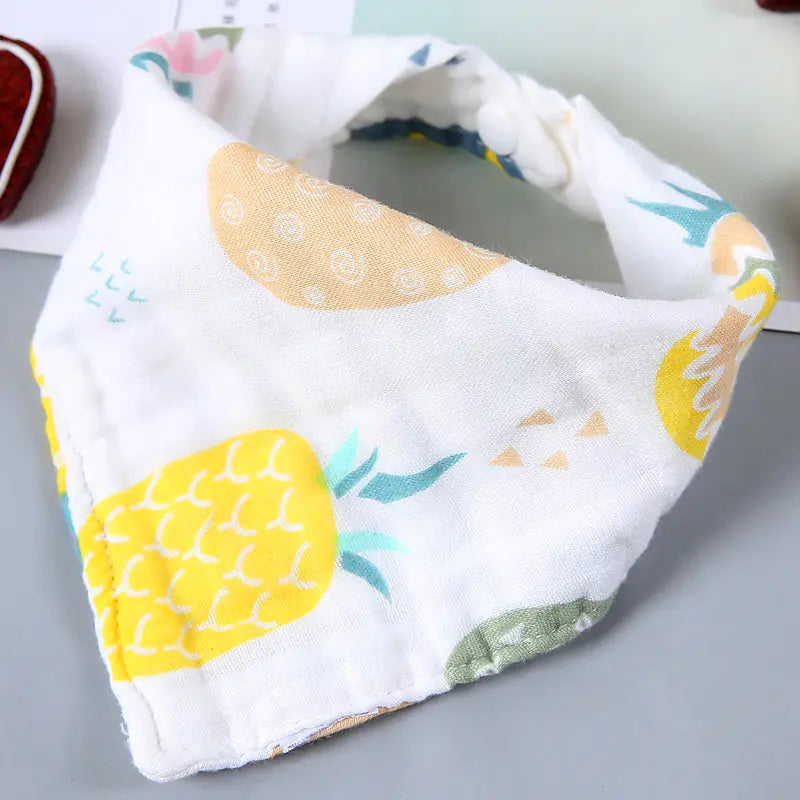 SoftNest Cartoon Triangle Baby Towel