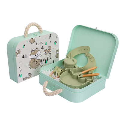 NurtureEase 6-Piece Premium Silicone Feeding Set