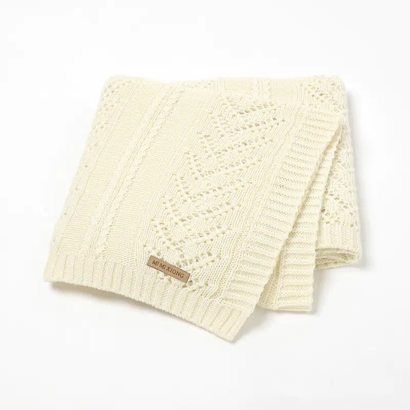 SoftWeave Hollow Cotton Baby Blanket