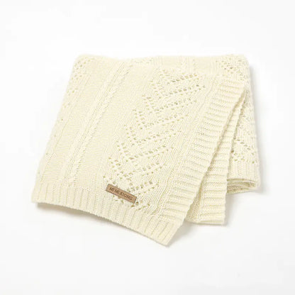 SoftWeave Hollow Cotton Baby Blanket