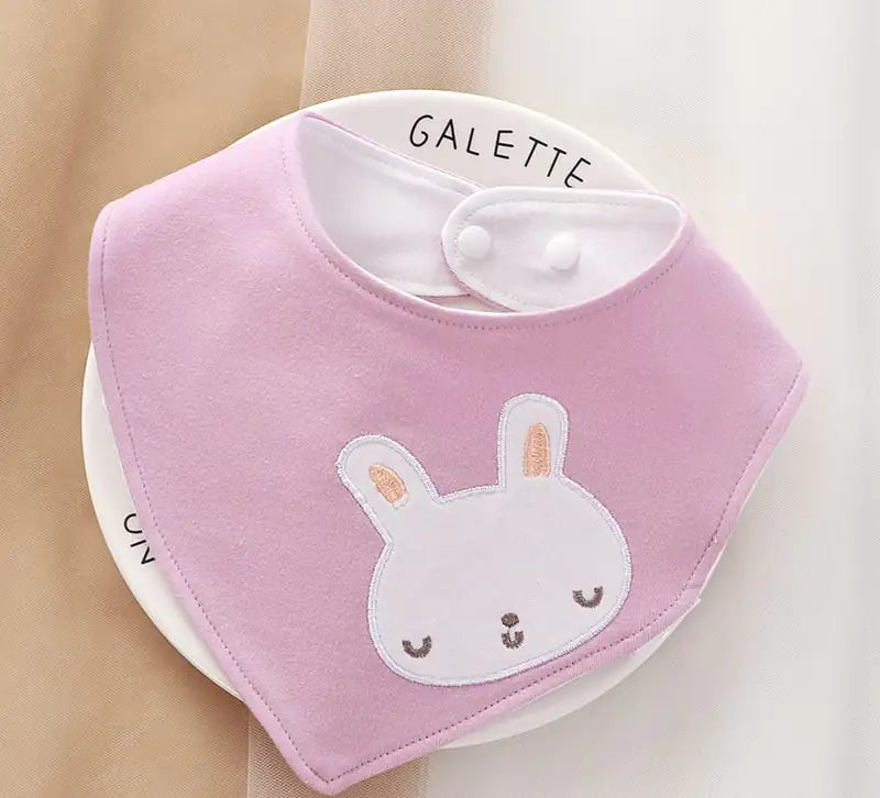 CuddleCotton Cartoon Baby Bib
