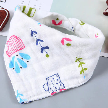 SoftNest Cartoon Triangle Baby Towel