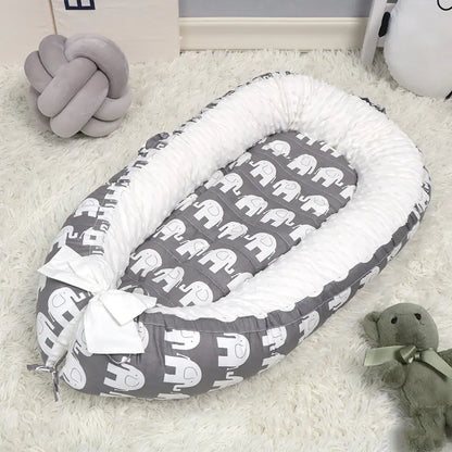 CloudNest Bubble Fleece Baby Bed