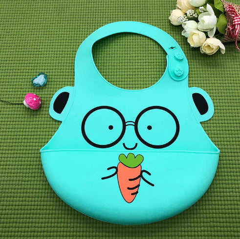 FunFeast Silicone Waterproof Cartoon Bib