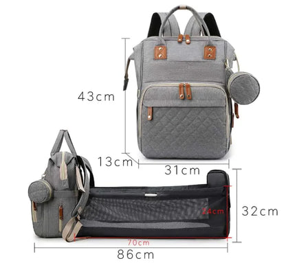 QuiltedNest Foldable Baby Travel Bag