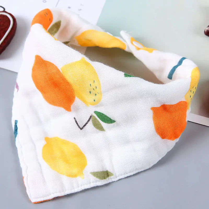 SoftNest Cartoon Triangle Baby Towel
