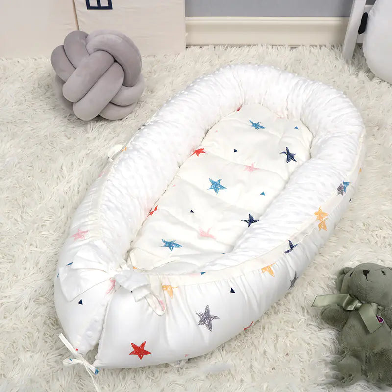 CloudNest Bubble Fleece Baby Bed