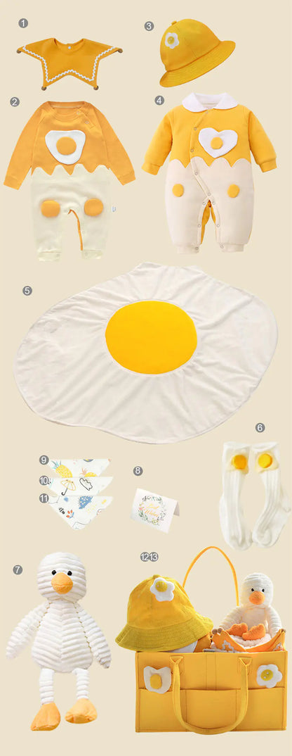 SunnyNest Newborn Gift Box with Summer Dress & Essentials