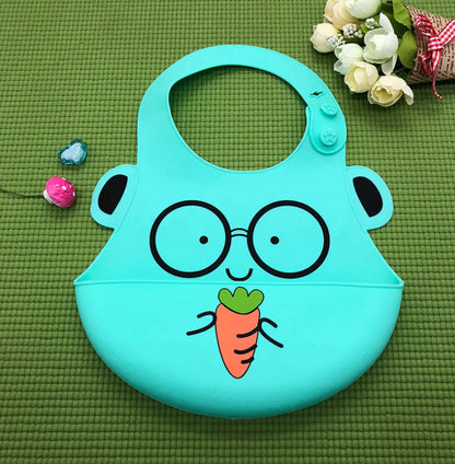 FunFeast Silicone Waterproof Cartoon Bib