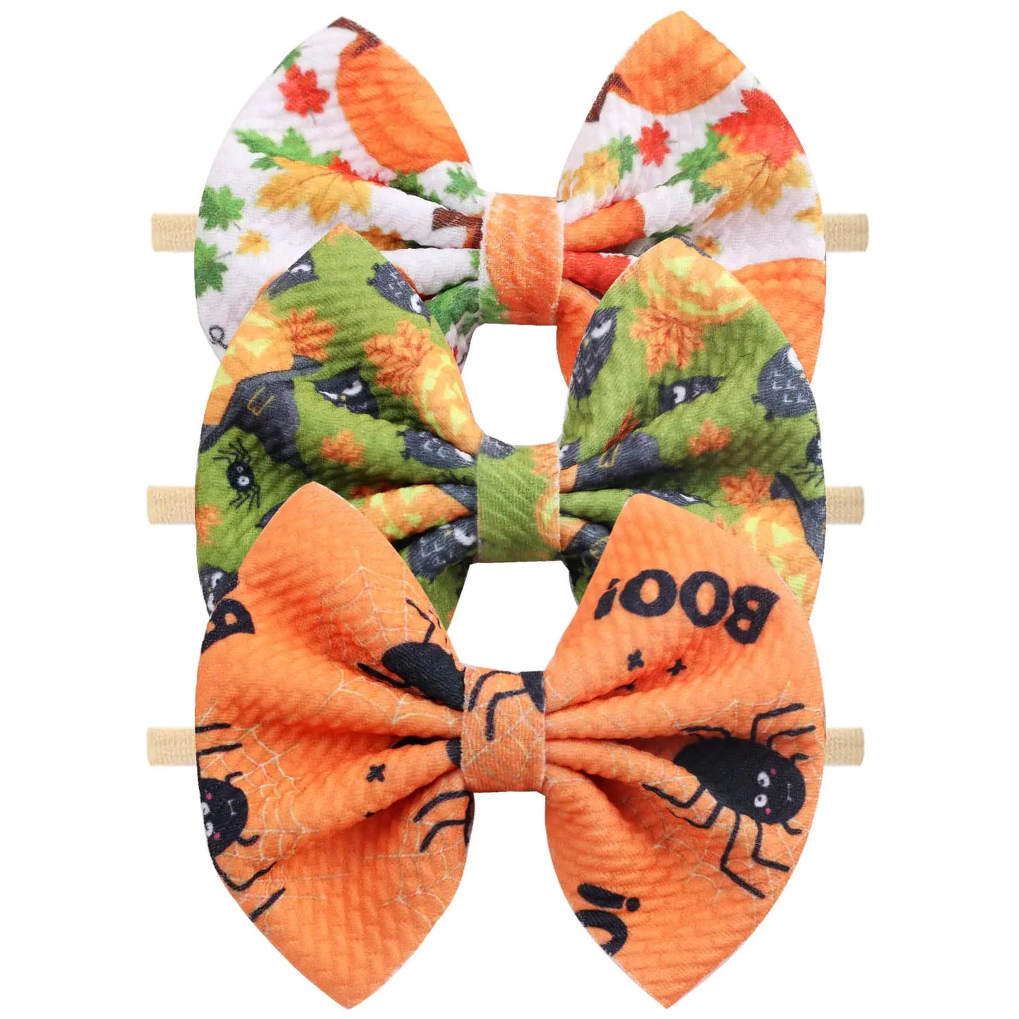 NCMAMA Halloween Baby Headband Set – 3 Pcs