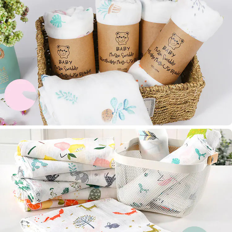 CozyCloud Double-Layer Gauze Baby Towel