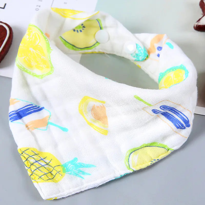 SoftNest Cartoon Triangle Baby Towel