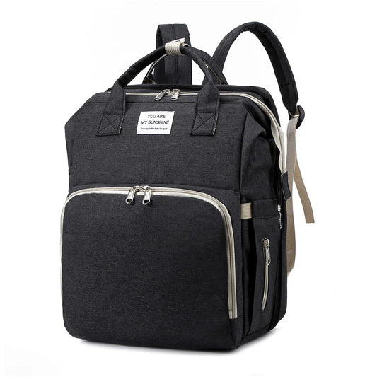 MomEase Fold & Go Convertible Diaper Backpack