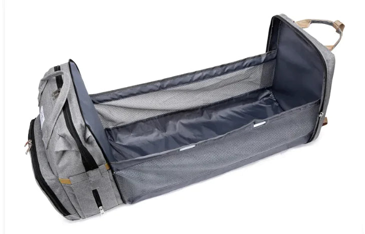 MomEase Fold & Go Convertible Diaper Backpack