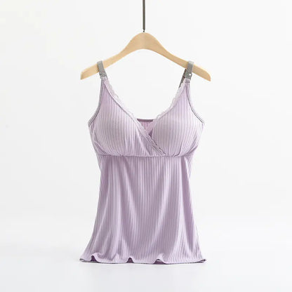 FlexiCross Breastfeeding Vest with Built-In Bra