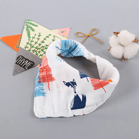 SoftNest Cartoon Triangle Baby Towel