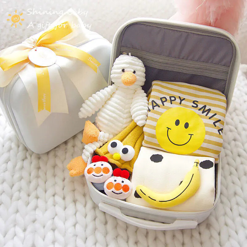 SunnyNest Newborn Gift Box with Summer Dress & Essentials